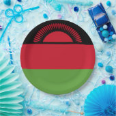 vlag van Malawi Papieren Bordje (Feest)