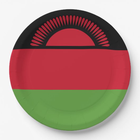vlag van Malawi Papieren Bordje (Voorkant)
