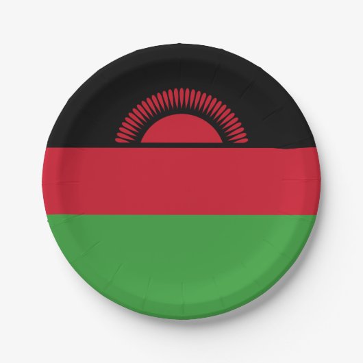 Vlag van Malawi Papieren Bordje (Voorkant)