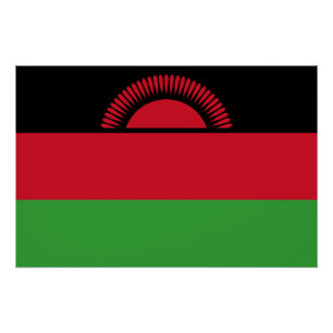 Vlag van Malawi Perfect Poster