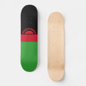 Vlag van Malawi Persoonlijk Skateboard (Voorkant)