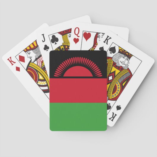 Vlag van Malawi Pokerkaarten (Achterkant)