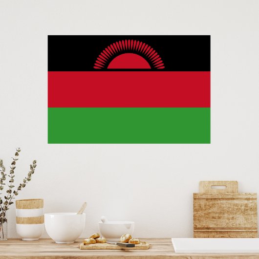 Vlag van Malawi Poster (Keuken)