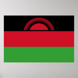 Vlag van Malawi Poster