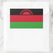 Vlag van Malawi Rechthoekige Sticker (Tas)