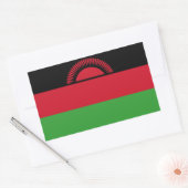Vlag van Malawi Rechthoekige Sticker (Envelop)
