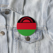 Vlag van Malawi Ronde Button 7,6 Cm (In situ)