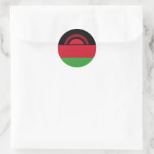 Vlag van Malawi Ronde Sticker (Tas)