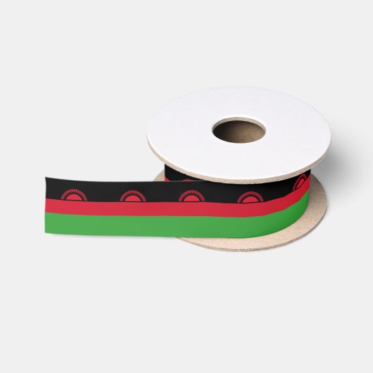 Vlag van Malawi Satijnen Lint (Spoel)