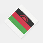 Vlag van Malawi Servet (Hoek)