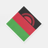 Vlag van Malawi Servet (Hoek)