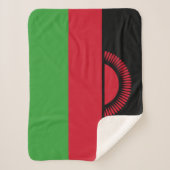 Vlag van Malawi Sherpa Deken (Voorkant)
