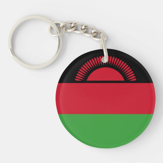 Vlag van Malawi Sleutelhanger (Voorkant)