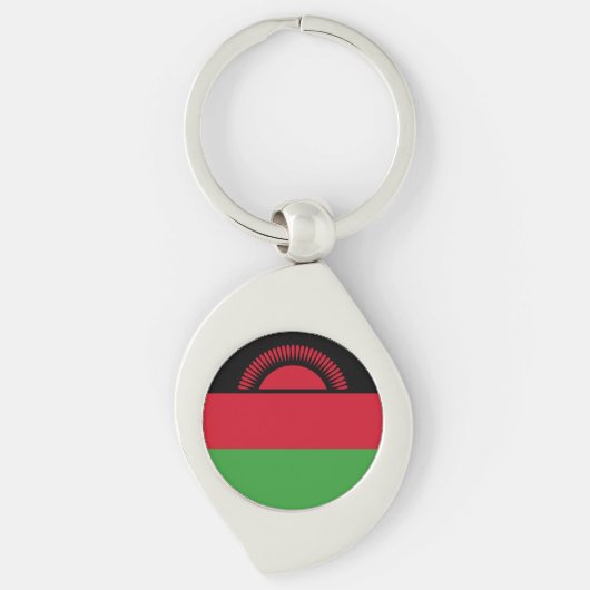Vlag van Malawi Sleutelhanger (Voorkant)