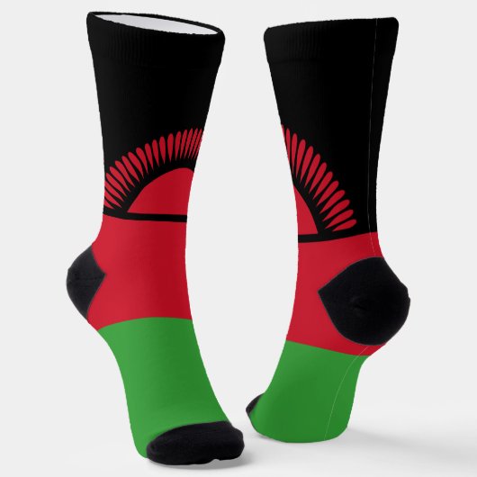 Vlag van Malawi Sokken (Gebogen)