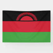 Vlag van Malawi Spandoek (Horizontaal)