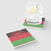 Vlag van Malawi Stenen Onderzetter (Zijkant)