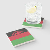 Vlag van Malawi Stenen Onderzetter (Zijkant)