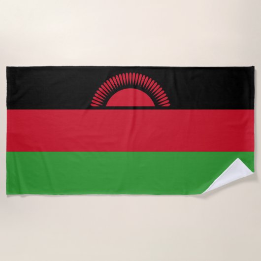 Vlag van Malawi Strandlaken (Voorkant)