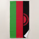 Vlag van Malawi Strandlaken (Voorkant)