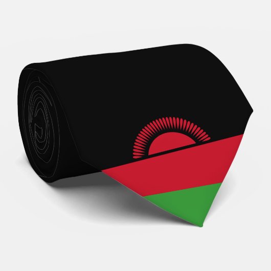 Vlag van Malawi Stropdas (Opgerold)
