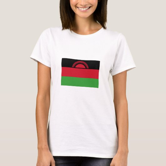 Vlag van Malawi T-shirt (Voorkant)