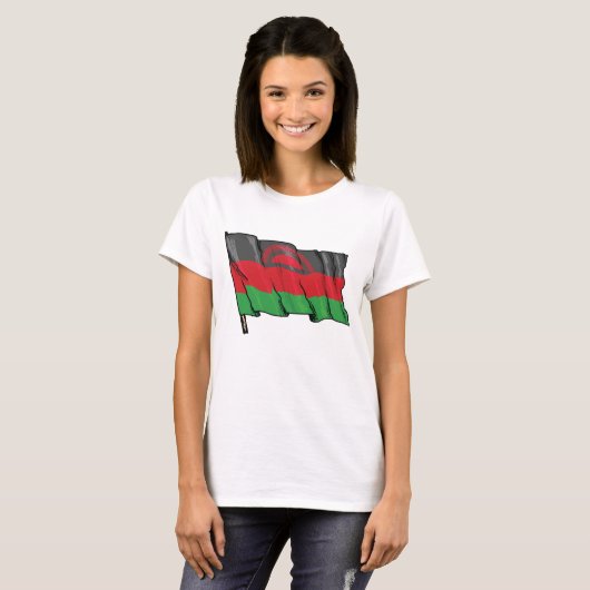 vlag van Malawi T-shirt (Voorkant volledig)