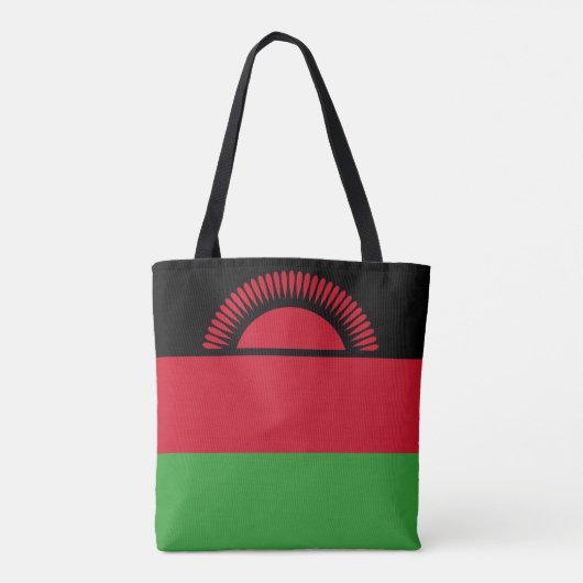 Vlag van Malawi Tote Bag (Achterkant)