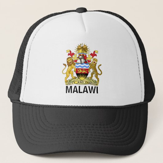 Vlag van Malawi Trucker Pet (Voorkant)