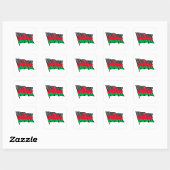 vlag van Malawi Vierkante Sticker