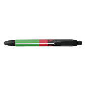Vlag van Malawi Zwarte Inkt Pen (Achterkant)