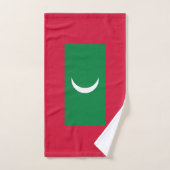 Vlag van Maldiven Bad Handdoek (Handdoek)