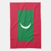 Vlag van Maldiven Theedoek (Verticaal)