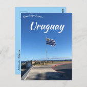 Vlag van Maldonado Uruguay Briefkaart (Voorkant / Achterkant)