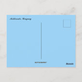 Vlag van Maldonado Uruguay Briefkaart (Achterkant)