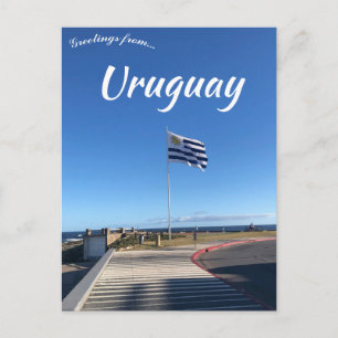 Vlag van Maldonado Uruguay Briefkaart