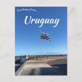 Vlag van Maldonado Uruguay Briefkaart (Voorkant)