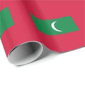 Vlag van Malediven Cadeaupapier (Rol Hoek)