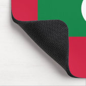 Vlag van Malediven Muismat (Hoek)