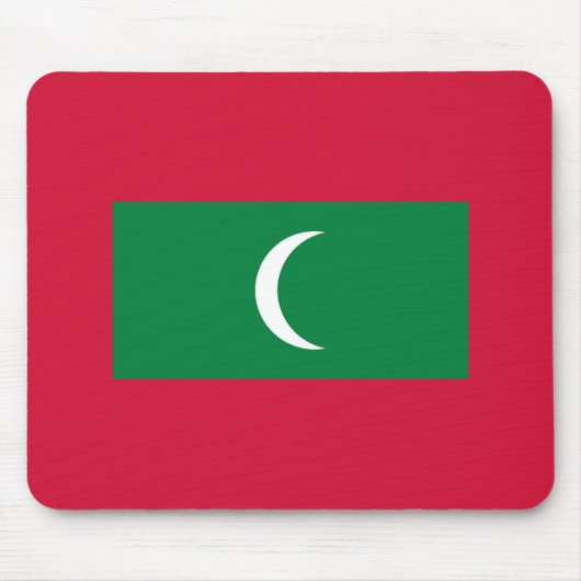 Vlag van Malediven Muismat (Voorkant)