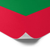 Vlag van Malediven Poster (Hoek)