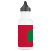 Vlag van Malediven Waterfles (Links)