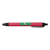 Vlag van Malediven Zwarte Inkt Pen (Bodem)