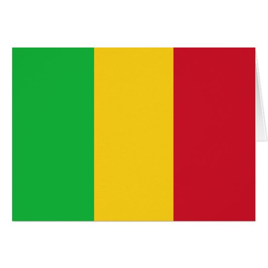 Vlag van Mali (Voorkant Horizontaal)