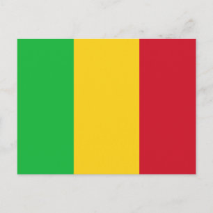 Vlag van Mali Briefkaart