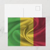 Vlag van Mali Briefkaart (Voorkant / Achterkant)