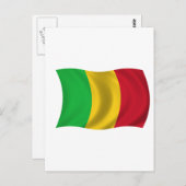 Vlag van Mali Briefkaart (Voorkant / Achterkant)