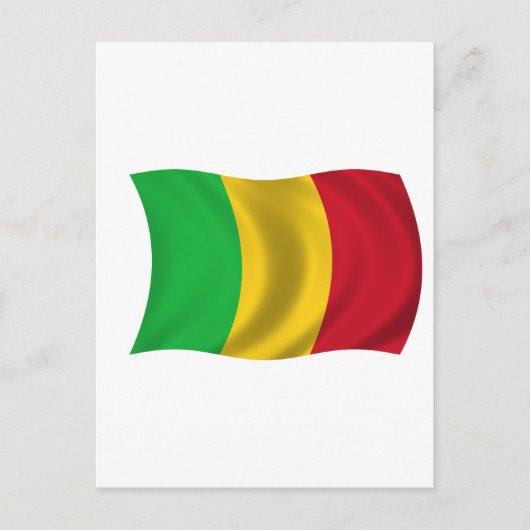 Vlag van Mali Briefkaart (Voorkant)