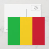 Vlag van Mali Briefkaart (Voorkant / Achterkant)