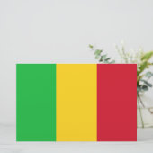 Vlag van Mali Briefpapier (Staand voorkant)
